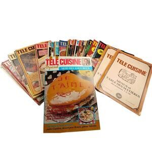 Pol Martin Télé-Cuisine 1978-1980 Complete 90+ Issue Run Vintage Quebec Cooking